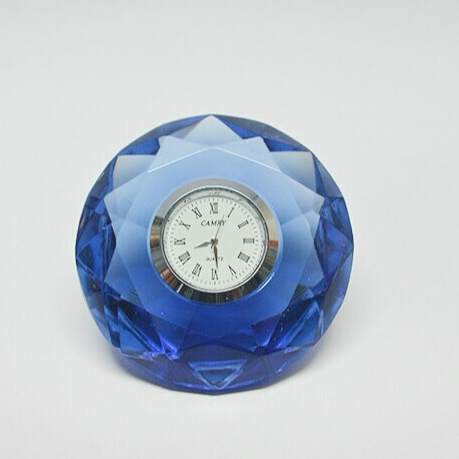 Crystal awards trophies corporate sports golf tennis football cheap personalised custom quality 3D Engraving clock